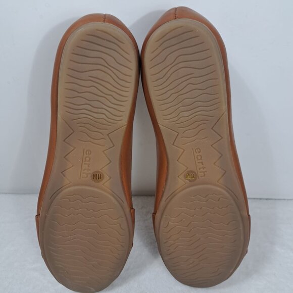 Earth Women's Basic Slip-On‎ Jacci Ballet Flats Brown Size 11M - Picture 9 of 13